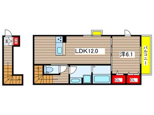 シャラロステの物件間取画像